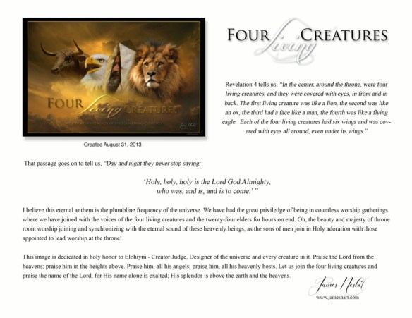 Four living Creatures description