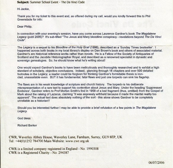 Magdalene Legacy email