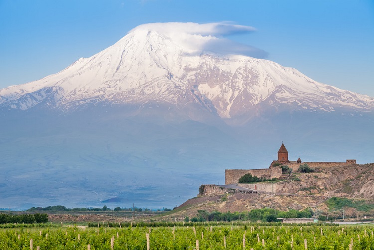 Khor Virap and Mount Ararat